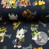 Teplákovina digital - Paw Patrol  - Modrá tmavá