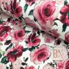 Teplákovina počesaná digital - Záhrada ruží