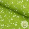 Bavlna vzorovaná - Kvietok mini zelená avokádo