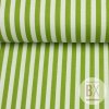 Bavlna vzorovaná - Prúžok zelená avokádo