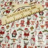 Bavlna vzorovaná - Vianoce Mikuláš a kamaráti