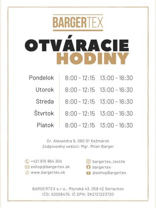 Máme malú novinku 👀 Od 1.2.2026 upravujeme otváracie hodiny našich predajní v Kežmarku a v Poprade 🕗 Tešíme sa na vašu...