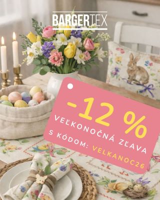 Využite veľkonočnú náladu a doprajte si niečo nové! 🌸 Pripravili sme pre vás na Veľkú Noc špeciálnu zľavu 12 % na celý...