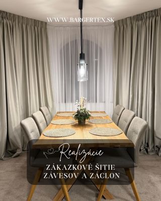 Keď priestor získa dušu 🫶 Za našimi realizáciami nehľadajte žiadnu sériovú výrobu – len starostlivo vybranú látku, presné...