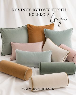Kolekcia GAJA prináša mäkký zamat 🪶a príjemné farby🎨, ktoré jednoducho zapadnú do interiéru. Zamatové dekoračné vankúše a...