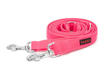 Barico Přepínací vodítko pro psy Neon Pink