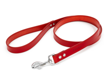 Kožené vodítko pro psy BARICO Red