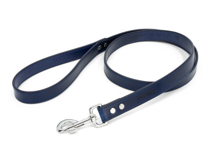 Kožené vodítko pro psy BARICO Blue