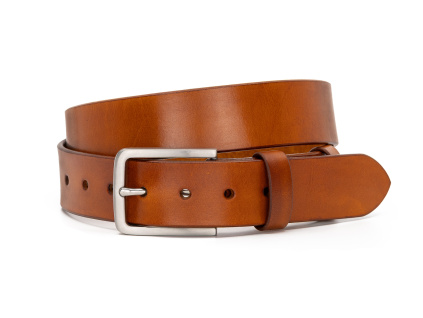 Kožený opasek Light Brown BARICO