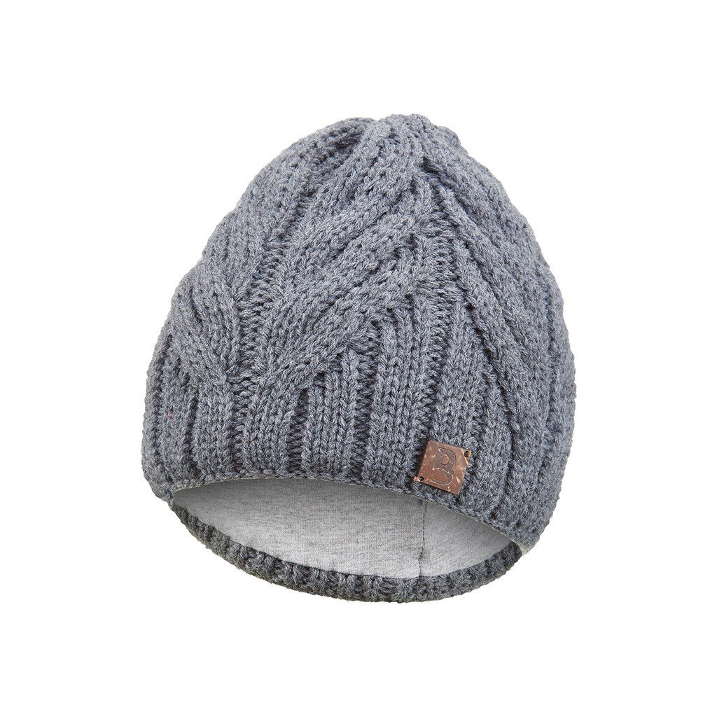 Čepice pletená vzor Outlast ® - tm.šedá (Velikost 5 | 49-53 cm)