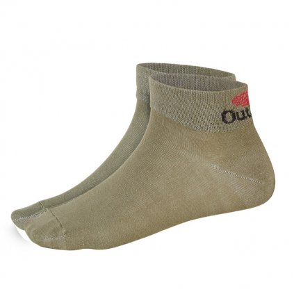Ponožky nízké Outlast® - khaki