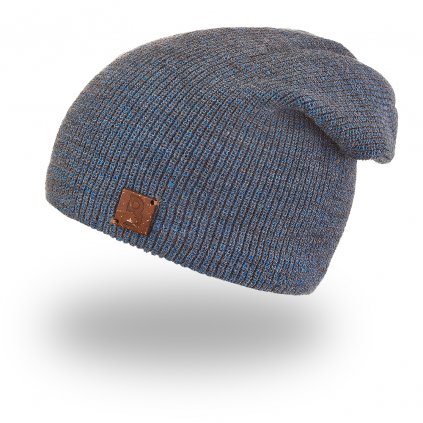 Čepice pletená UNI Outlast ® - modrošedý melír