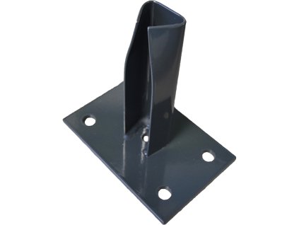 základní deska pro plotový sloupek 48 mm 50 mm antracitově šedá