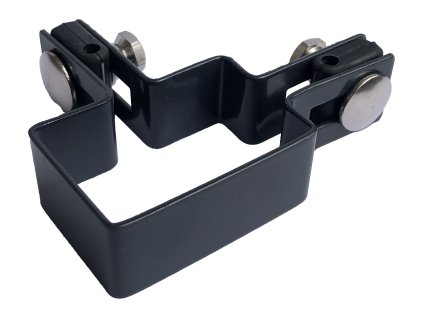 držák plotového panelu čtvercový 60x40 rohový antracitově šedý1