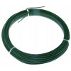 napínací drát pro plotové pletivo zelený