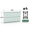 plotový panel 4mm pletivo 50x200 pluto light brico apollo výška 153 délka 250 mechově zelená ral 6005 46 šrot