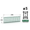 plotový panel 5mm oka 50x200 plot delfin classic výška 083 délka 250 mechově zelená ral 6005 46 šrot