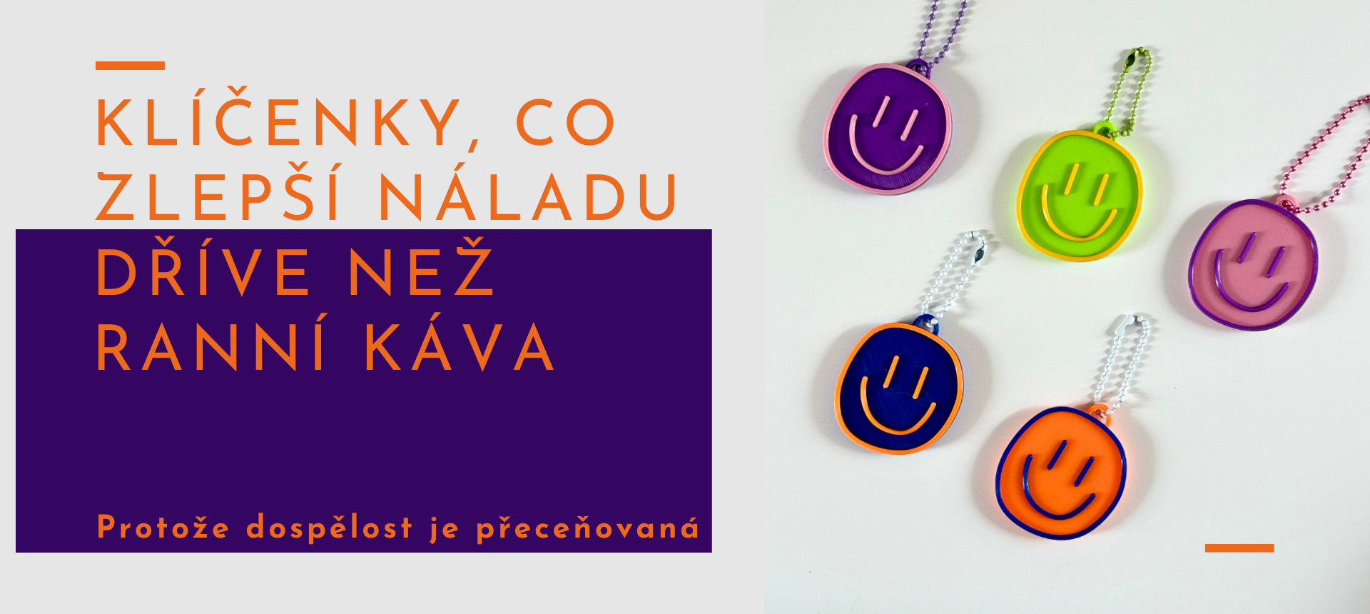 Klíčenky, co zlepší náladu dřív než ranní káva.