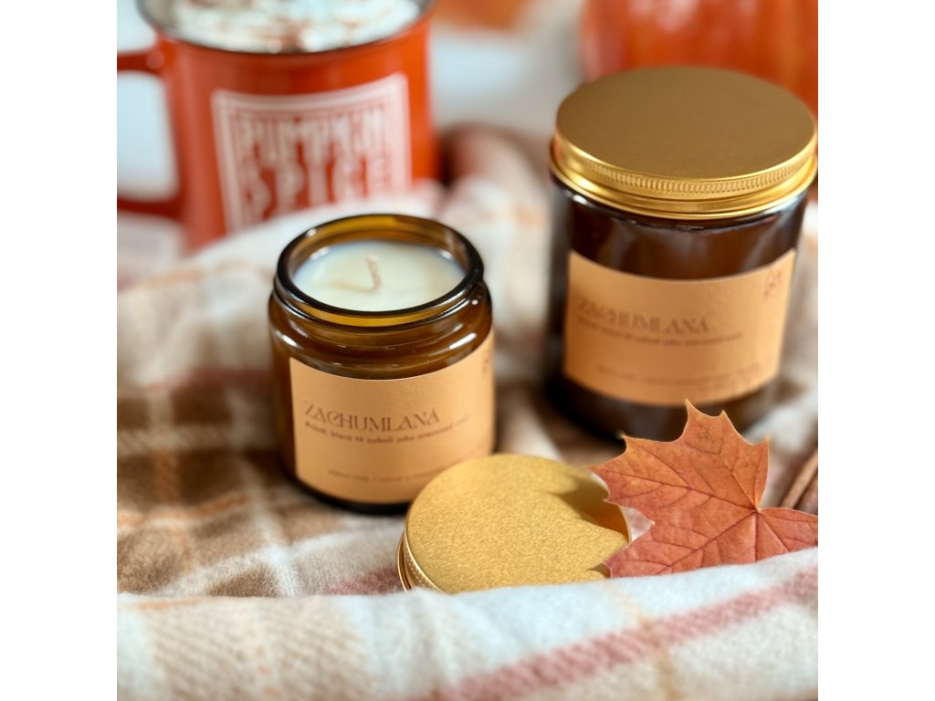 Sójová svíčka Zachumlaná -Pumpkin spice latte