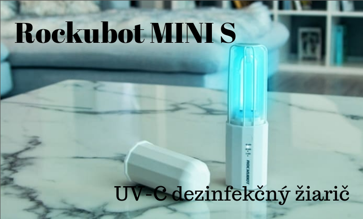Rockubot MINI S, osobný UV-C dezinfekčný žiarič