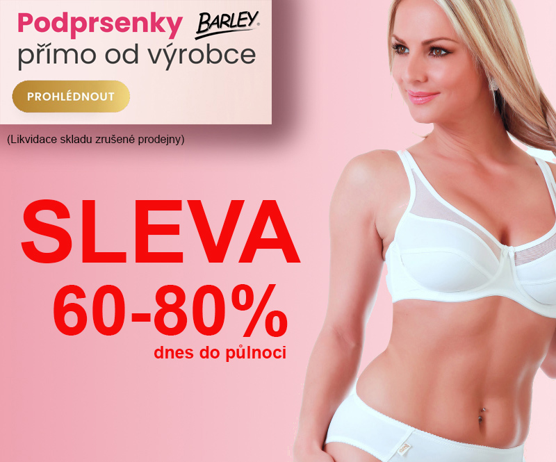 Podprsenky ve slevě 60-80%