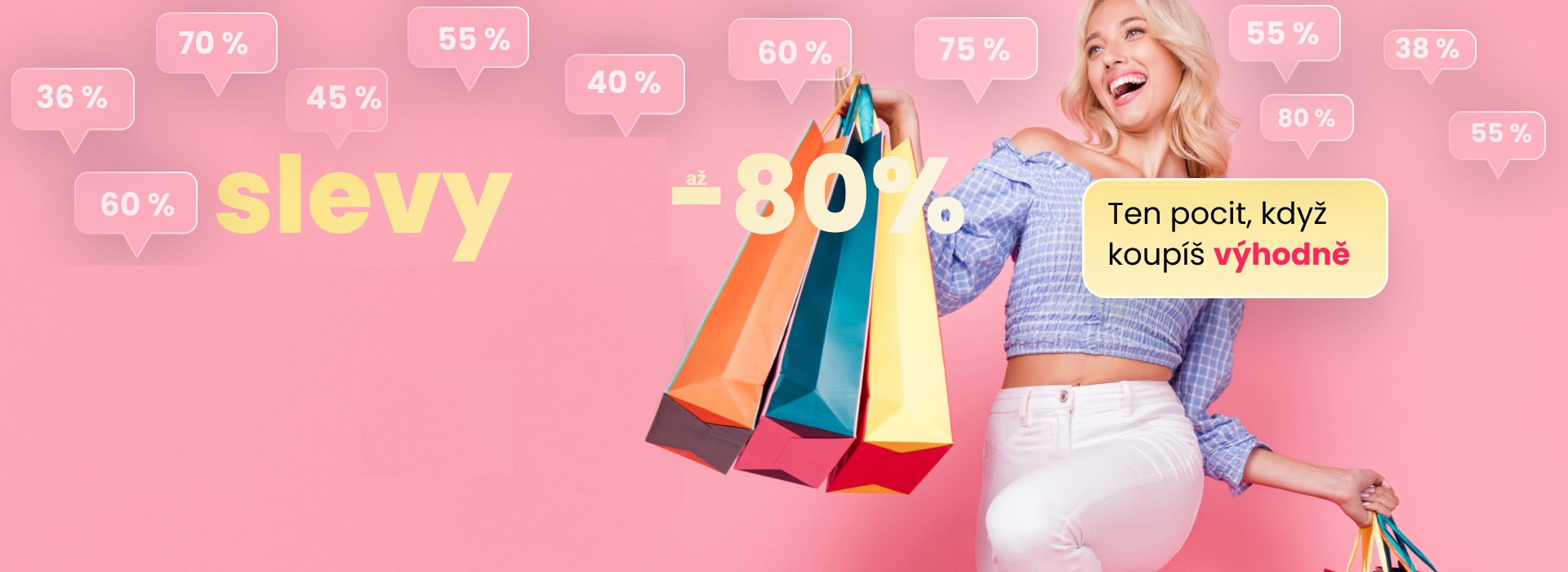 úžasné slevy