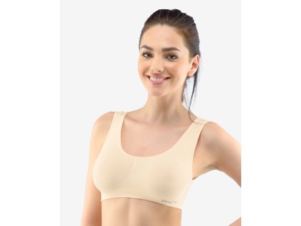 07011P Top podprsenkový se širokými ramínky (Barva Tělová, Velikost L/XL)