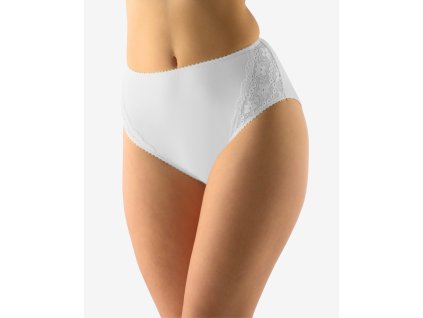 11055P Kalhotky klasické ve větších velikostech (Barva Bílá, Velikost M/L)