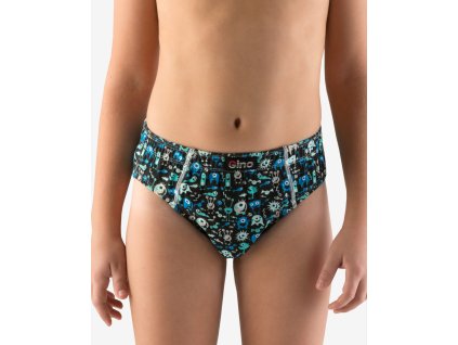 21001P Slipy chlapecké (Barva Černá-Atlantic, Velikost 128/134)