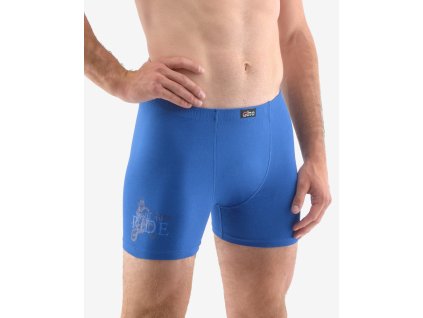 74145P Boxerky delší nohavička (Barva Atlantic-Lékořice, Velikost S/M)