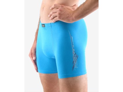 74144P Boxerky delší nohavička (Barva Dunaj-Bílá, Velikost M/L)