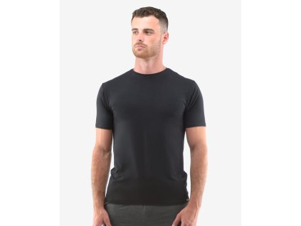 78005P Tričko pánské slim fit s krátkým rukávem (Barva Černá, Velikost L)