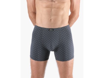 74172P Boxerky delší nohavička (Barva Tm.popel-Sv. šedá, Velikost M/L)