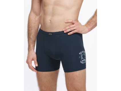 74177P Boxerky delší nohavička (Barva Lékořice-Bílá, Velikost S/M)