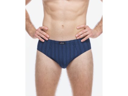 71140P Slipy se širším bokem (Barva Lékořice-Sv. modrá, Velikost M/L)