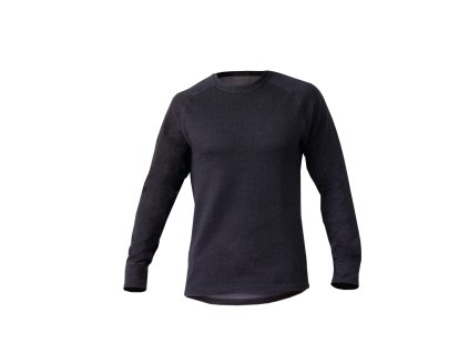 88014P Tričko s dlouhým rukávem uni (Barva Černá-Šedá, Velikost L)