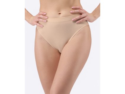 10285P Kalhotky klasické širší pasová guma (Barva Tělová, Velikost M/L)