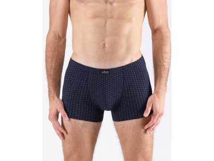 73132P Boxerky kratší nohavička (Barva Lékořice-Brandy, Velikost S/M)