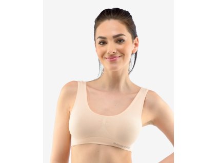 07016P Top podprsenkový se širokými ramínky (Barva Tělová, Velikost L/XL)