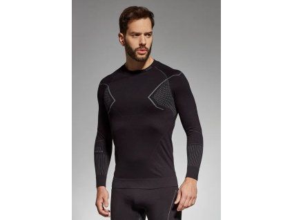 T-SHIRT MEN THERMOACTIVE BASIC MOUNT (Velikost L, Barva černý/zelená)