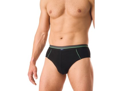 PÁNSKÉ SLIPY MPP 281 (Velikost L, Barva černá/šedá)