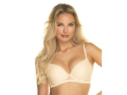 BIUSTONOSZ GIULIA PUSH-UP (Velikost 70B, Barva světle béžový)