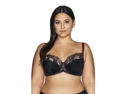BIUSTONOSZ AV 2121 BLACK (Velikost 75E, Barva černá)