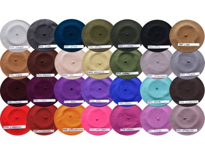 BERET (Velikost uni, Barva béžová)