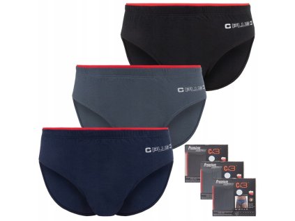 PÁNSKÉ SLIPY ELASTAN (Velikost M, Barva mix barev / mix vzorů)