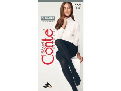 KAŠMÍROVÉ PUNČOCHÁČE 250 DEN (Velikost 2, Barva mocca)