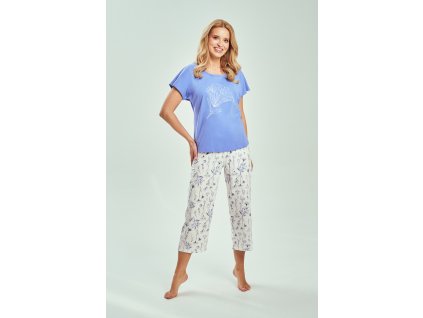 PYŽAMO ELORA 3533 KR (Velikost L, Barva modrý)