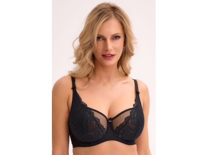 PODPRSENKA JESSIA SOFT-BALCONETTE BSO 1229 ČERNÁ (Velikost 75D, Barva černá)