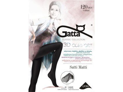 SATTI MATTI PUNČOCHÁČE 120 DEN (Velikost 2, Barva černá)