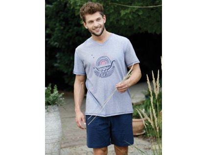 PÁNSKÉ PYŽAMO MNS 357 A23 KR VÝPRODEJ (Velikost M)